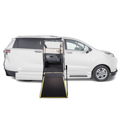 Toyota Sienna Hybrid Commercial Side Entry Manual In Floor Ramp Conversion